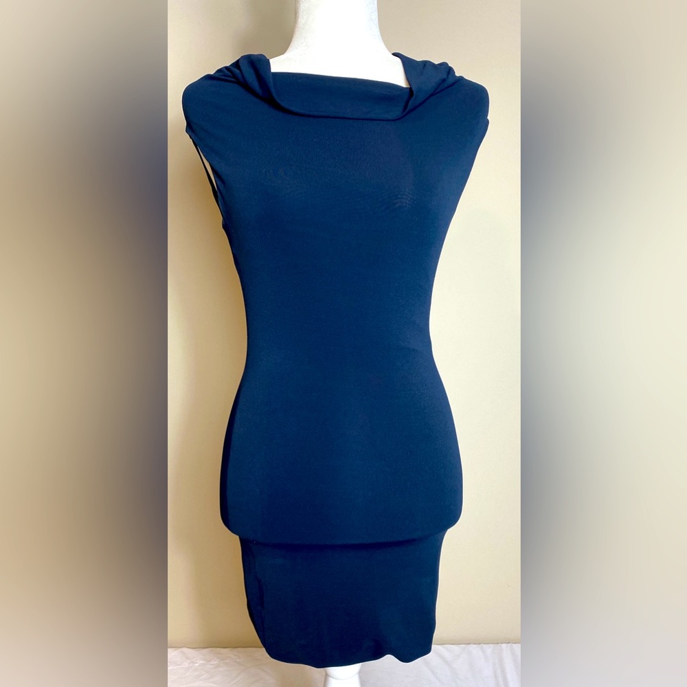 Donna Karan Cowl Neck Sheath Dress